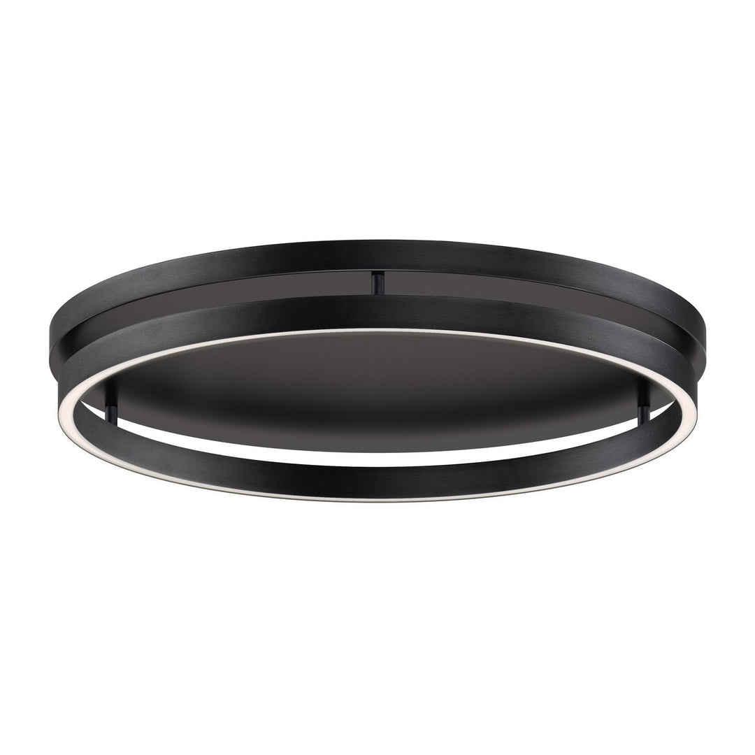 ET2 - E52720-BK - LED Flush Mount - Groove 5CCT - Black