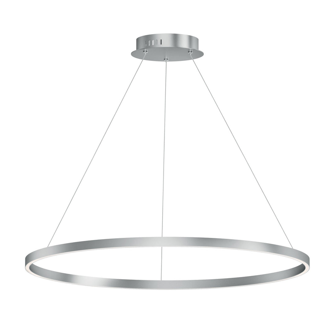 ET2 - E52728-AL - LED Pendant - Groove 5CCT - Brushed Aluminum