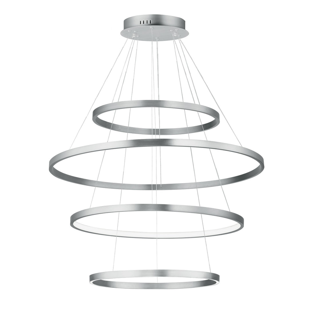 ET2 - E52729-AL - LED Pendant - Groove 5CCT - Brushed Aluminum