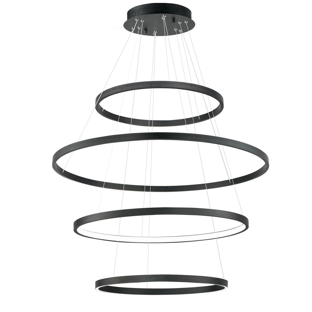 ET2 - E52729-BK - LED Pendant - Groove 5CCT - Black
