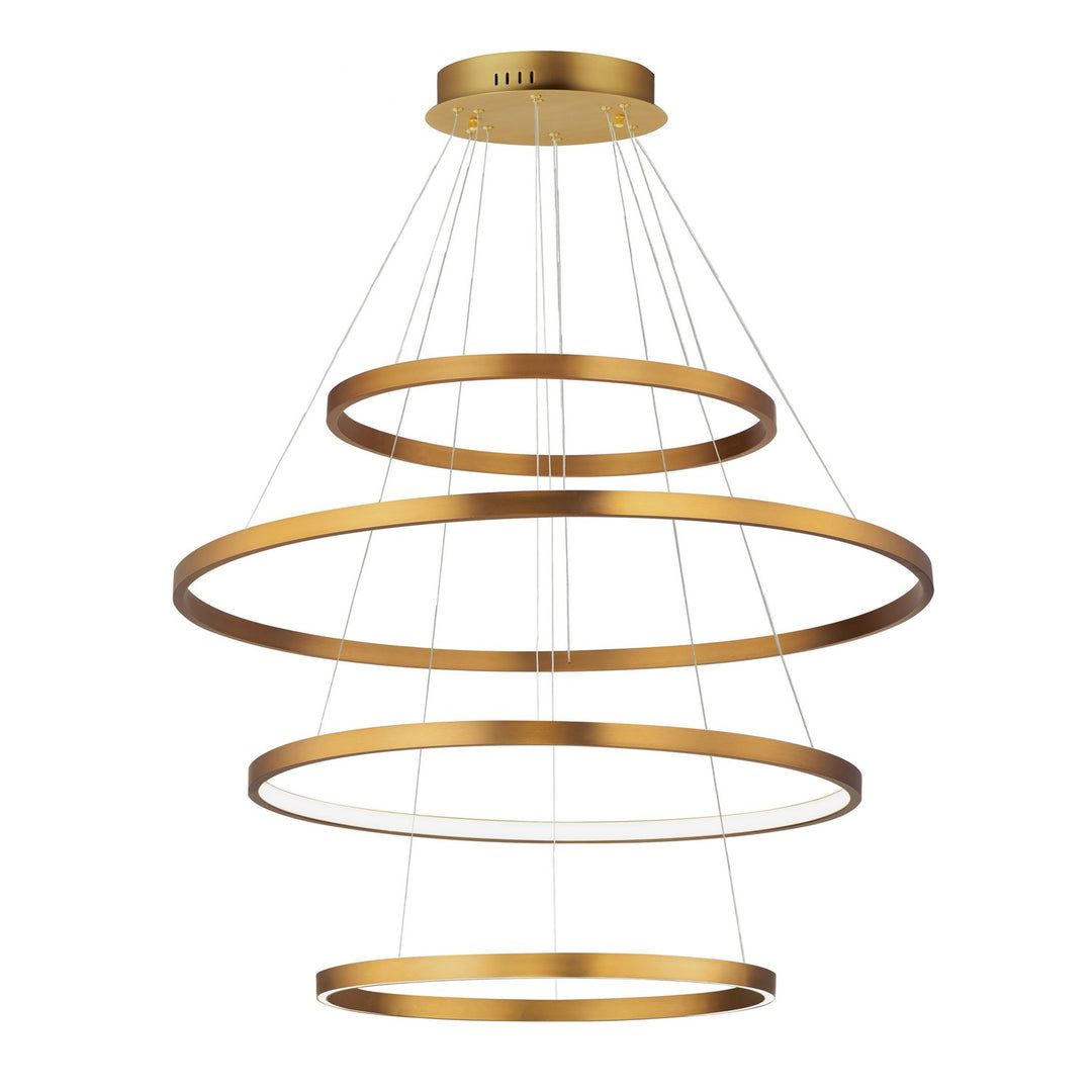 ET2 - E52729-GLD - LED Pendant - Groove 5CCT - Gold