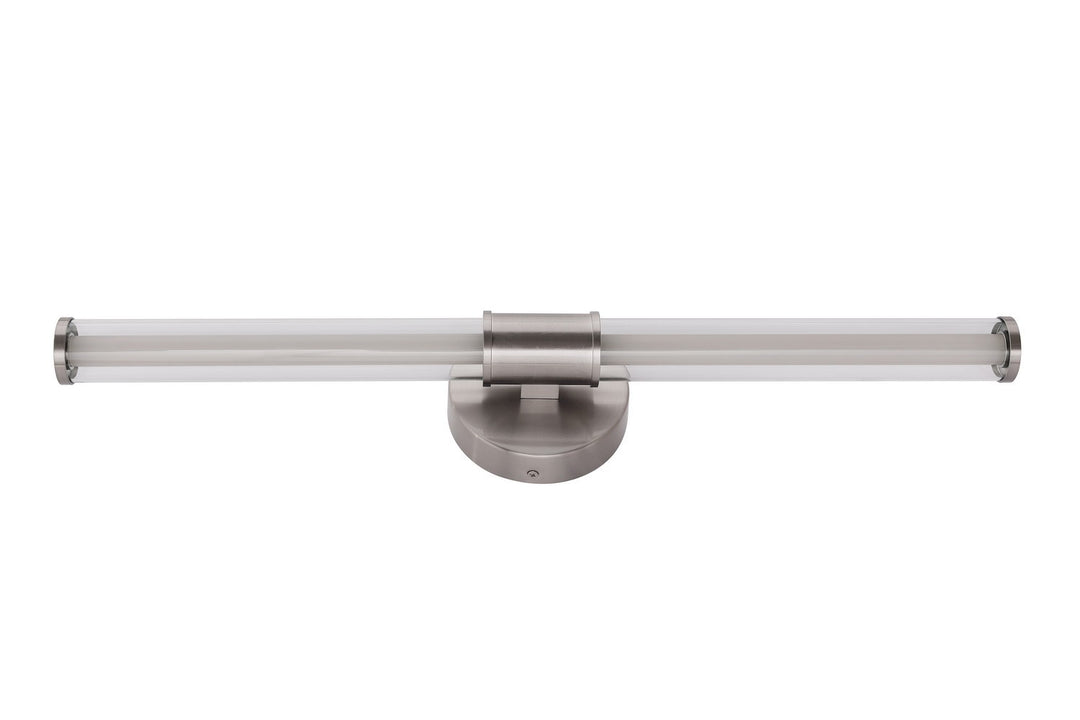 Contrast LED Vanity in Brushed Polished Nickel - available from The Lighting Shoppe, trusted by Canadian homeowners