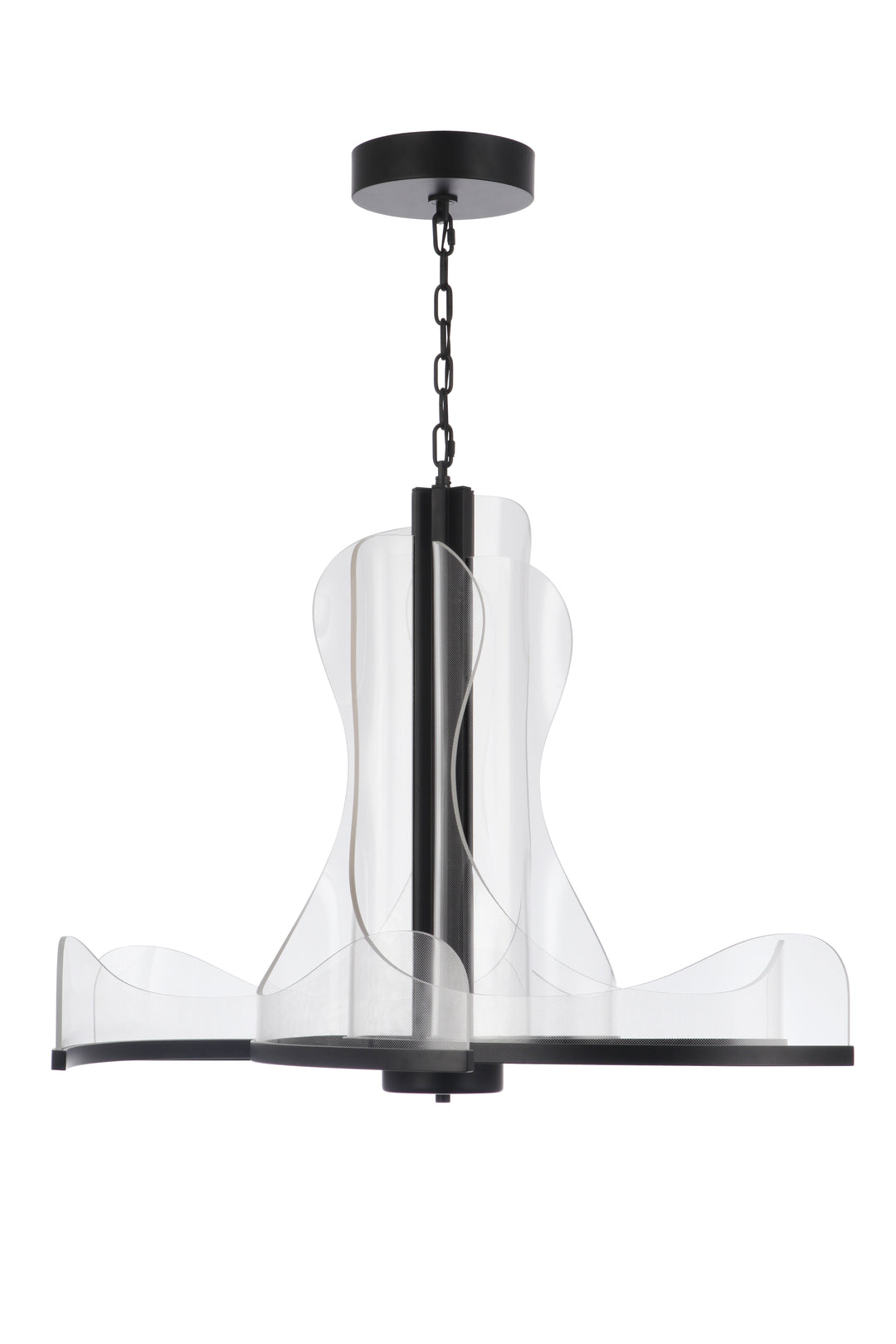 Estrella LED Chandelier in Flat Black - available from The Lighting Shoppe, trusted by Canadian homeowners