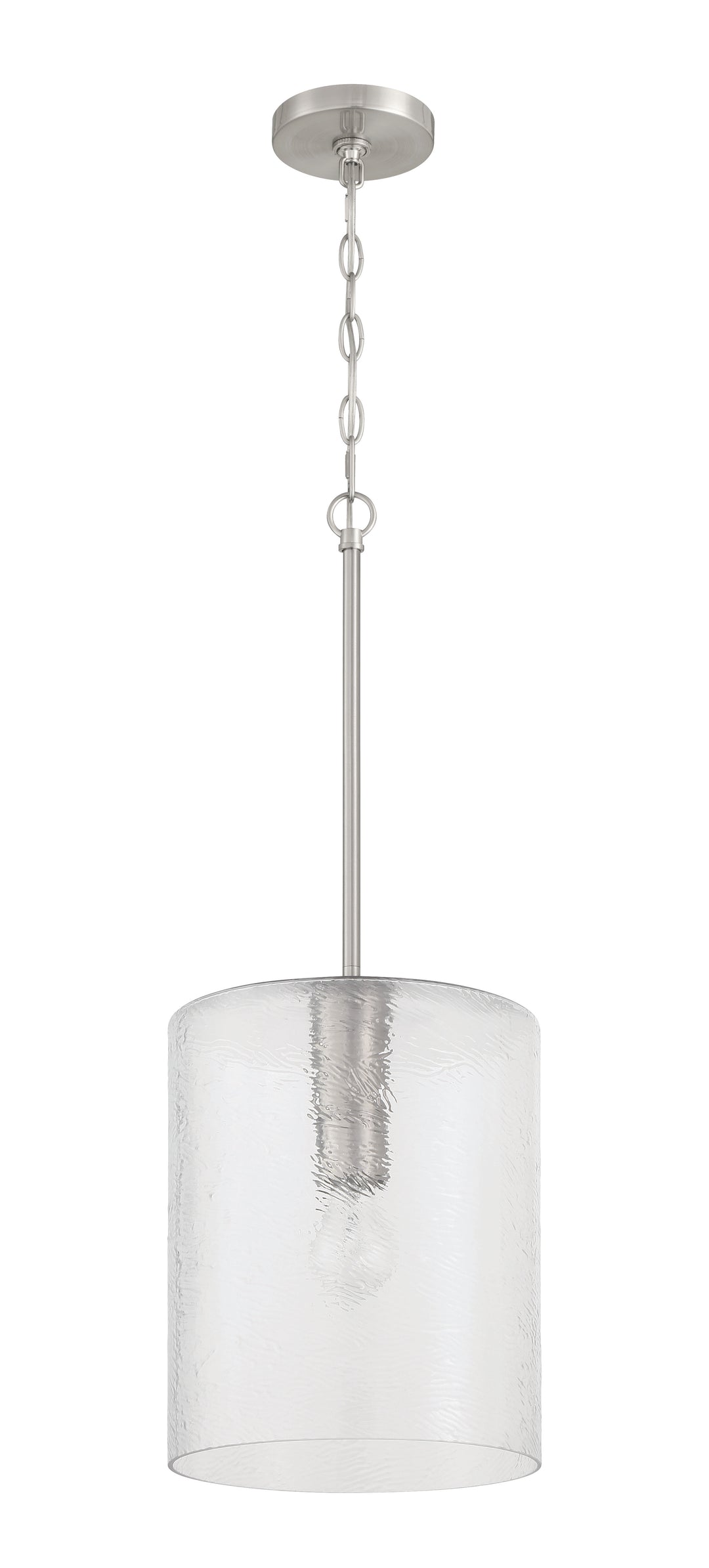 Lyndsey One Light Pendant in Brushed Polished Nickel - available from The Lighting Shoppe, trusted by Canadian homeowners