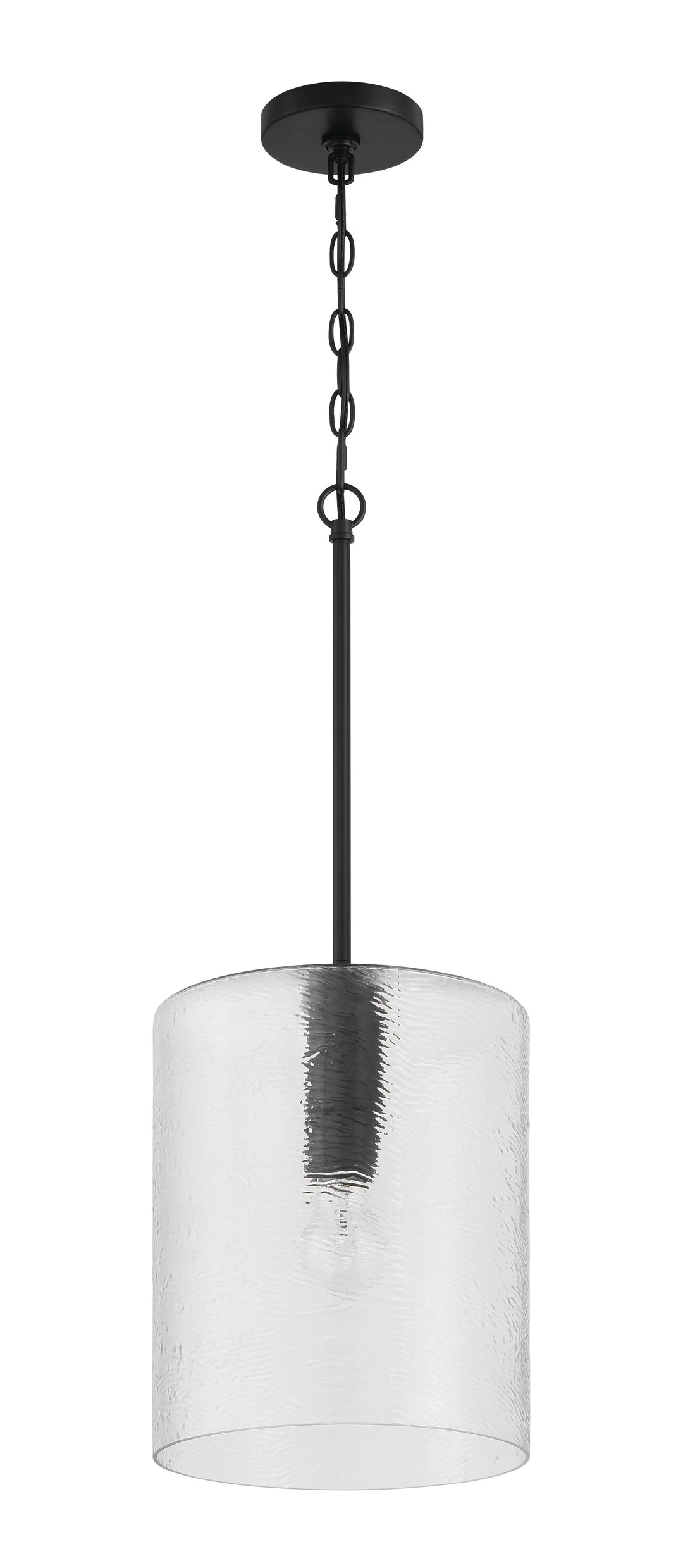 Lyndsey One Light Pendant in Flat Black - available from The Lighting Shoppe, trusted by Canadian homeowners