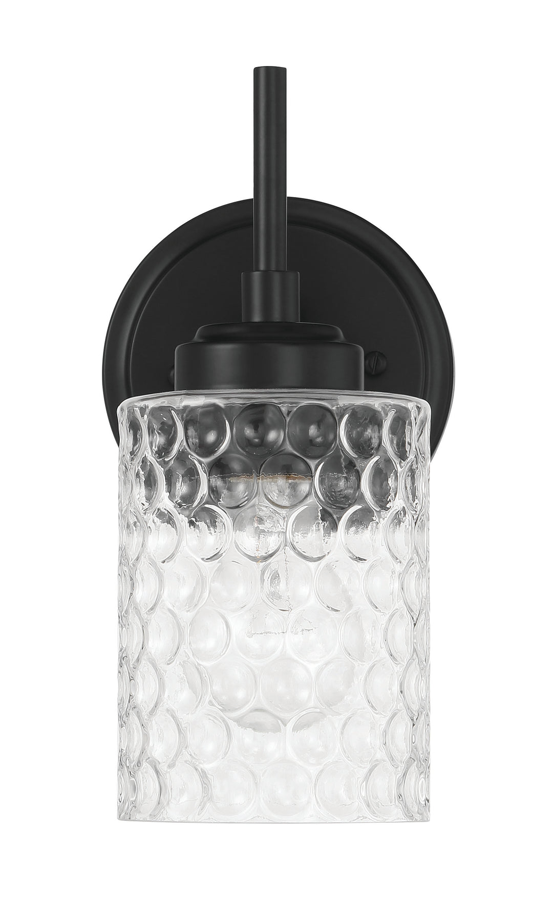 Claire One Light Wall Sconce in Flat Black - available from The Lighting Shoppe, trusted by Canadian homeowners