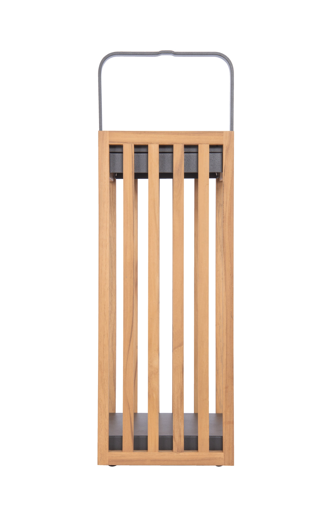 Teak LED Outdoor Rechargeable Table Lamp in Teak / Textured Grey - available from The Lighting Shoppe, trusted by Canadian homeowners