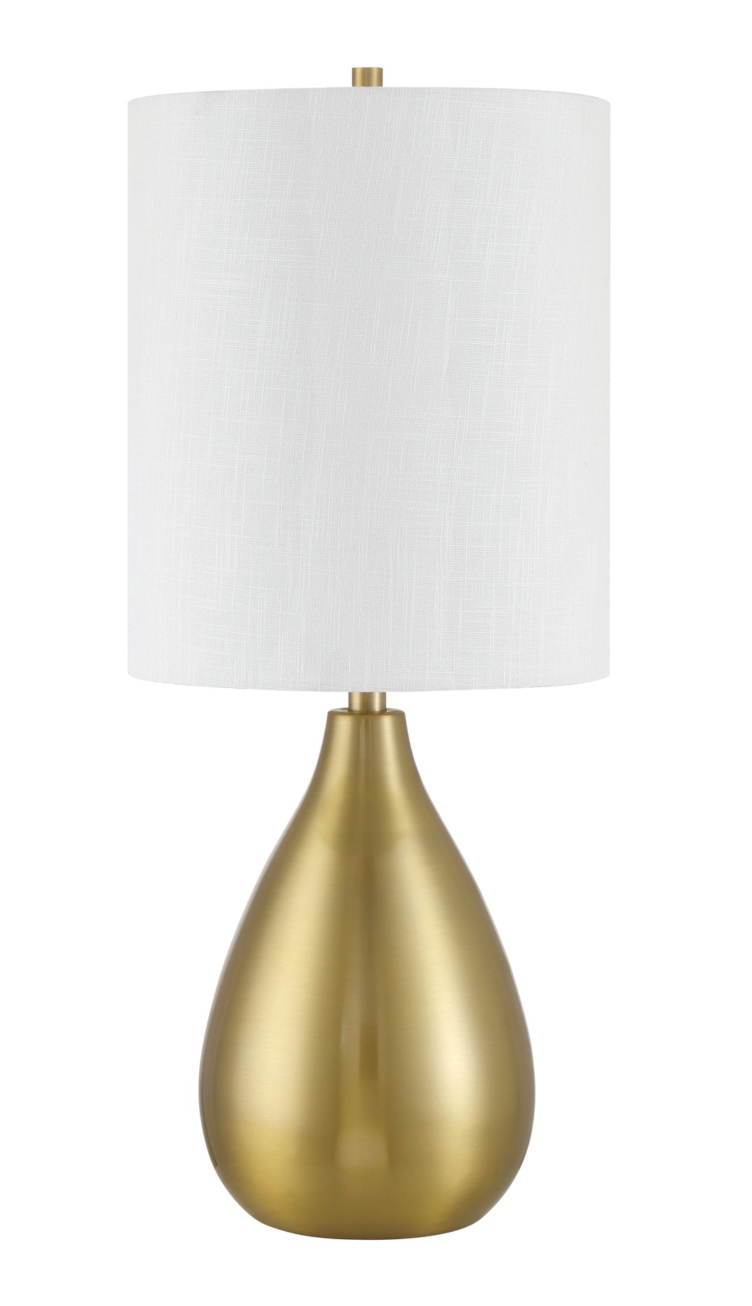 Leri One Light Table Lamp in Satin Brass - available from The Lighting Shoppe, trusted by Canadian homeowners