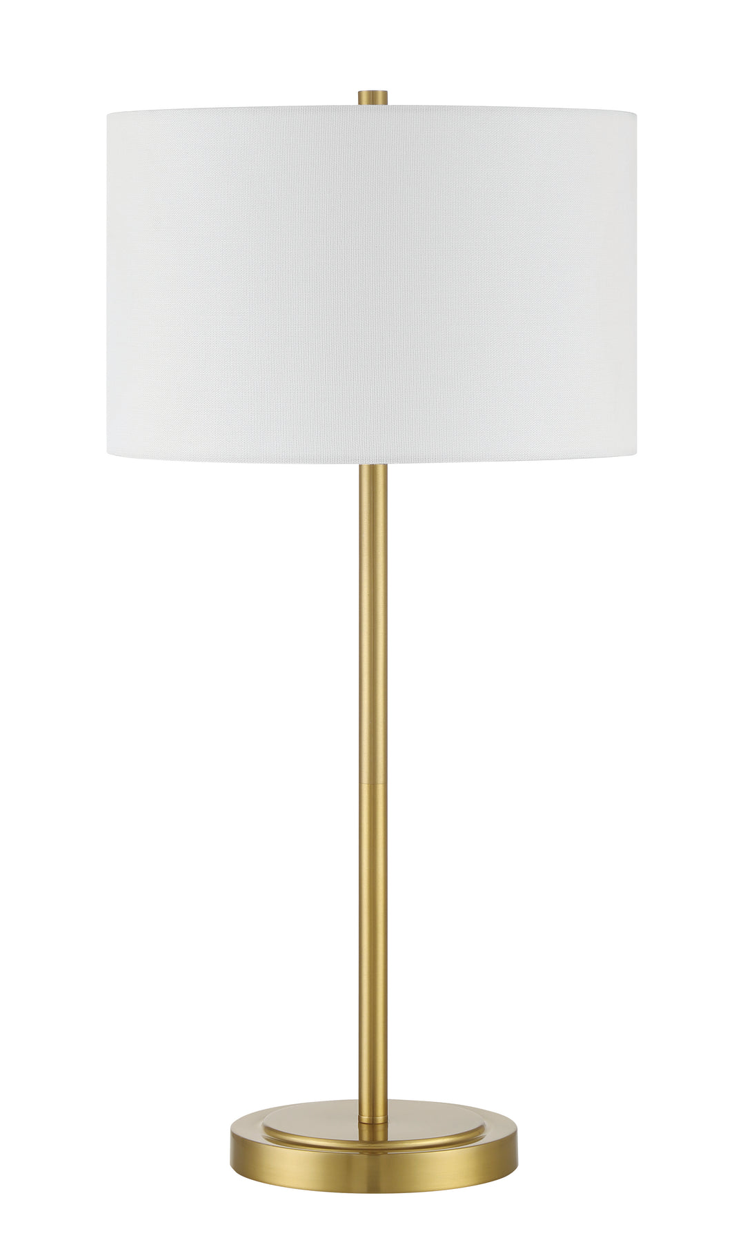 Jones One Light Table Lamp in Satin Brass - available from The Lighting Shoppe, trusted by Canadian homeowners