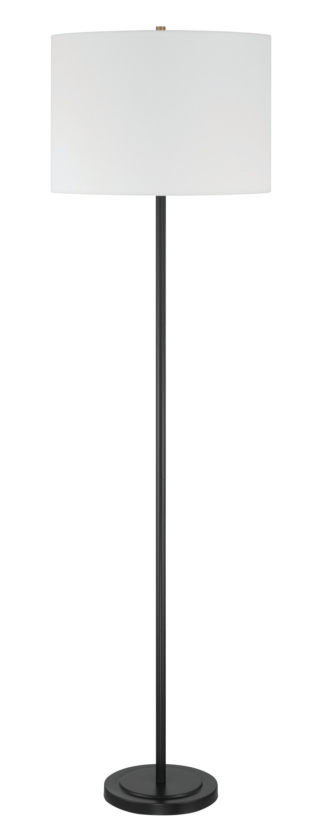 Jones One Light Floor Lamp in Flat Black - available from The Lighting Shoppe, trusted by Canadian homeowners