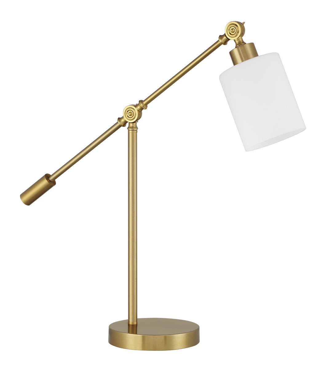 Indiana One Light Table Lamp in Satin Brass - available from The Lighting Shoppe, trusted by Canadian homeowners