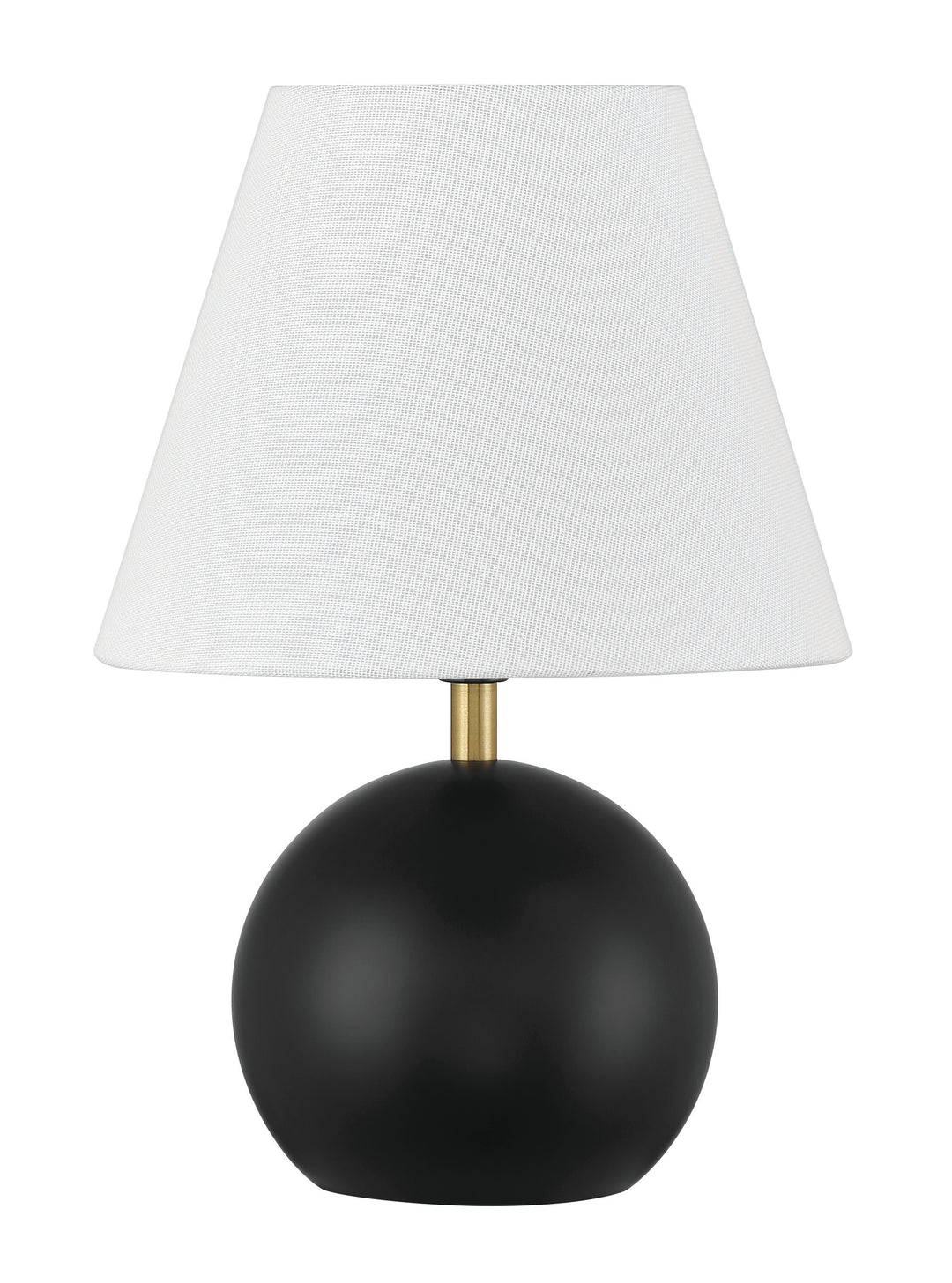 Olive One Light Table Lamp in Flat Black/Satin Brass - available from The Lighting Shoppe, trusted by Canadian homeowners