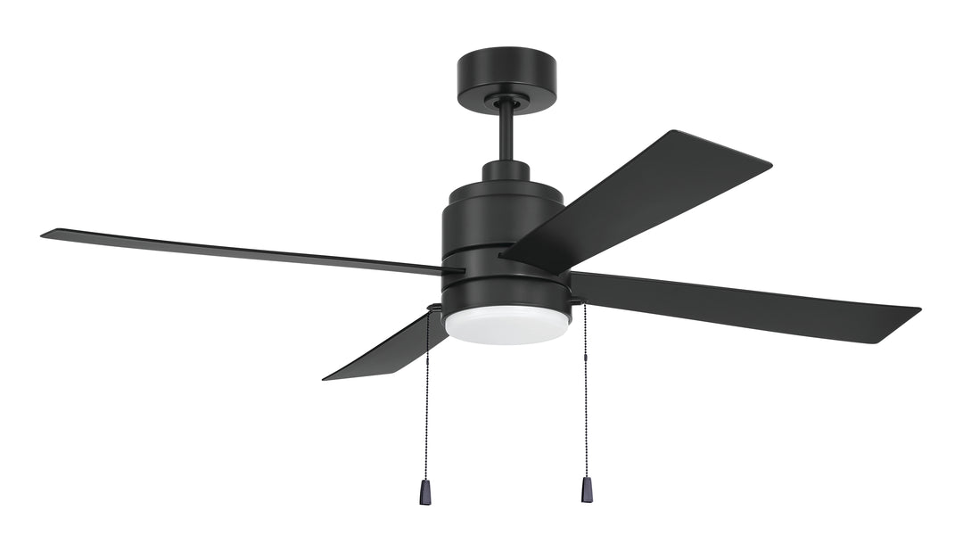 Outdoor McCoy 52 4 Blade with Pull Chains 52"Ceiling Fan in Flat Black - available from The Lighting Shoppe, trusted by Canadian homeowners