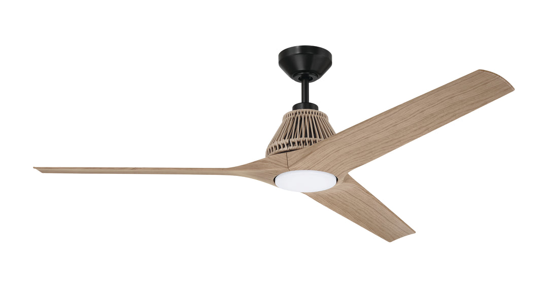 Sea Scape 56"Ceiling Fan in Flat Black - available from The Lighting Shoppe, trusted by Canadian homeowners