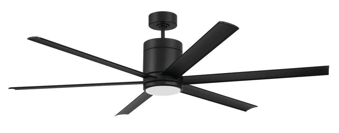 Tate 65"Ceiling Fan in Flat Black - available from The Lighting Shoppe, trusted by Canadian homeowners