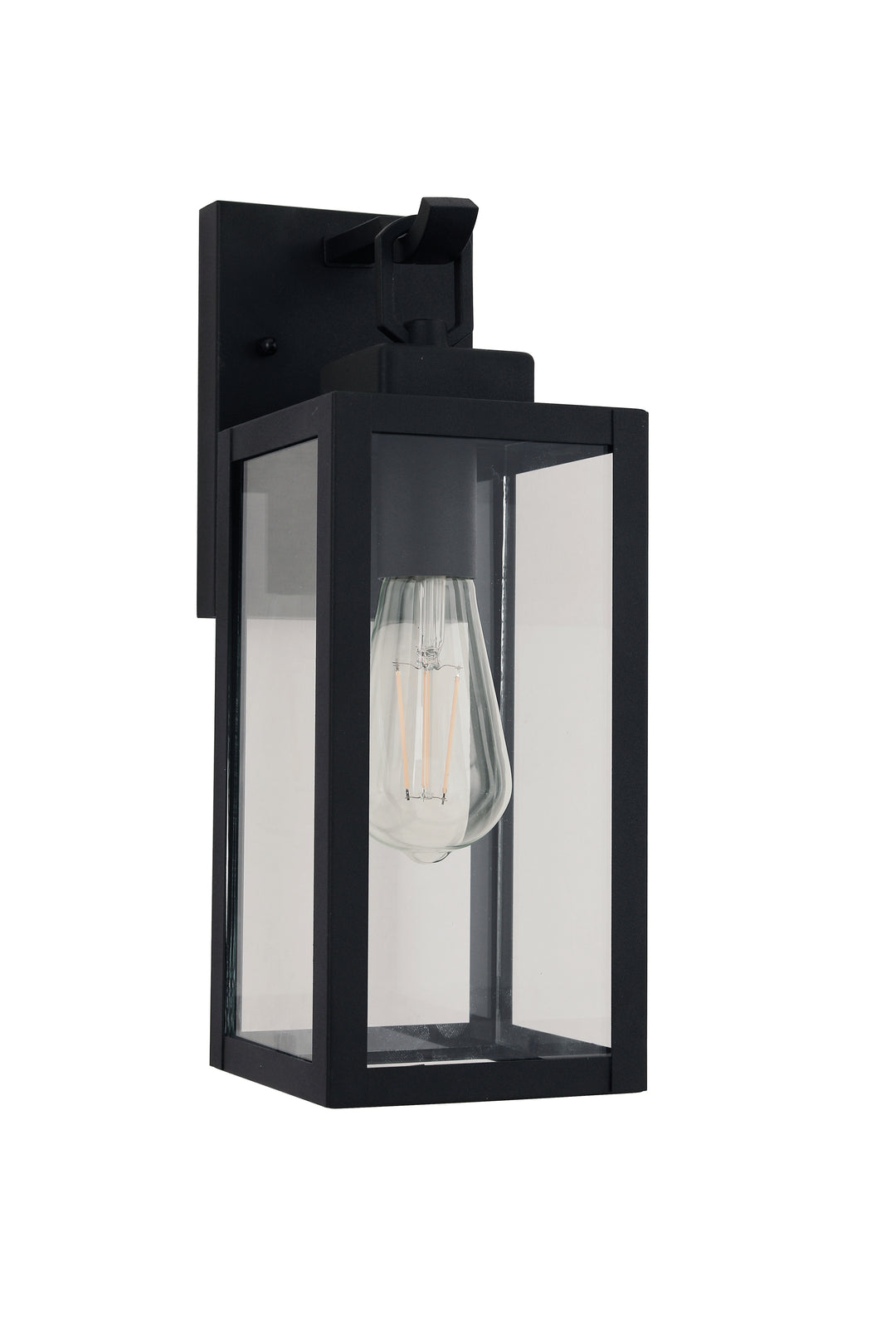 Marin One Light Outdoor Lantern in Textured Black - available from The Lighting Shoppe, trusted by Canadian homeowners