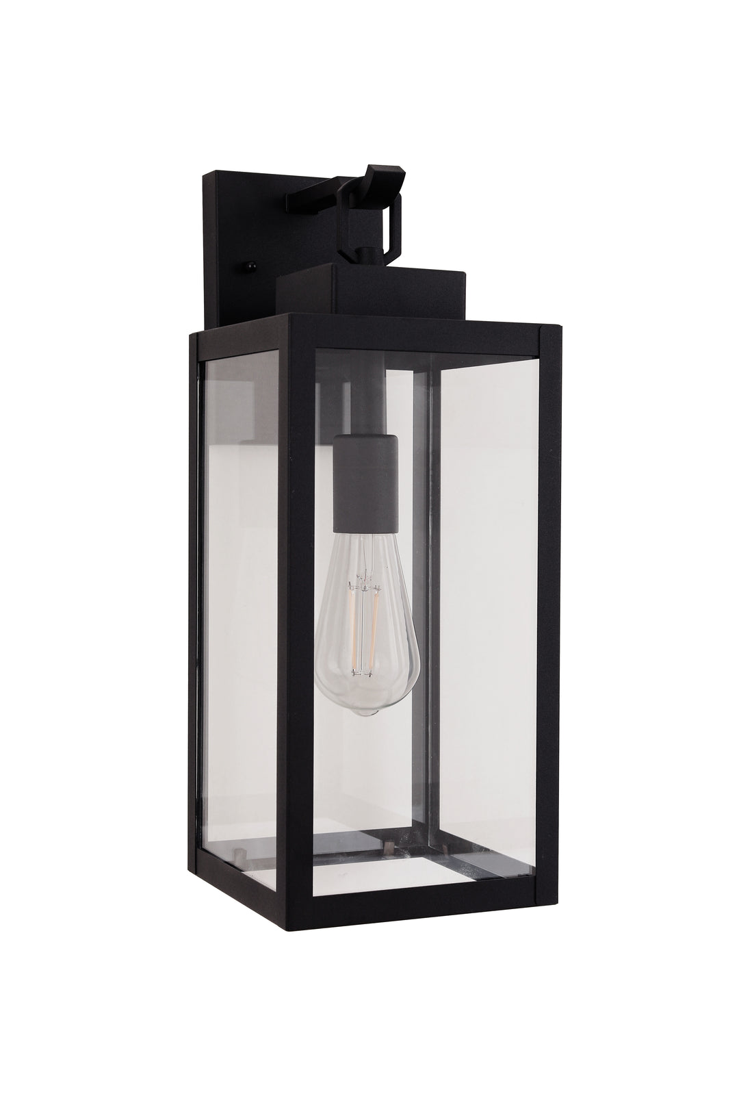 Marin One Light Outdoor Lantern in Textured Black - available from The Lighting Shoppe, trusted by Canadian homeowners