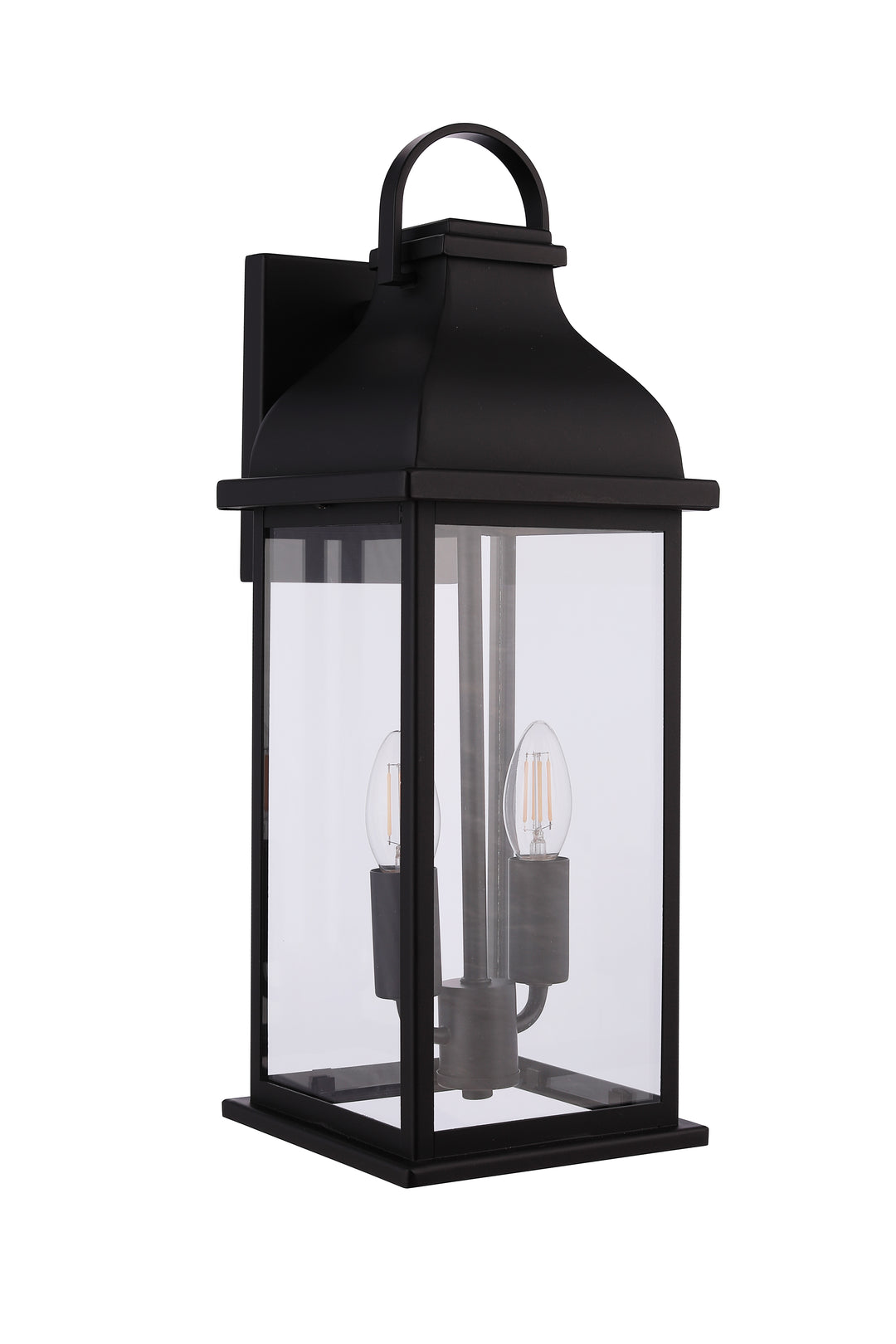 Bent Tree Two Light Outdoor Wall Lantern in Midnight - available from The Lighting Shoppe, trusted by Canadian homeowners