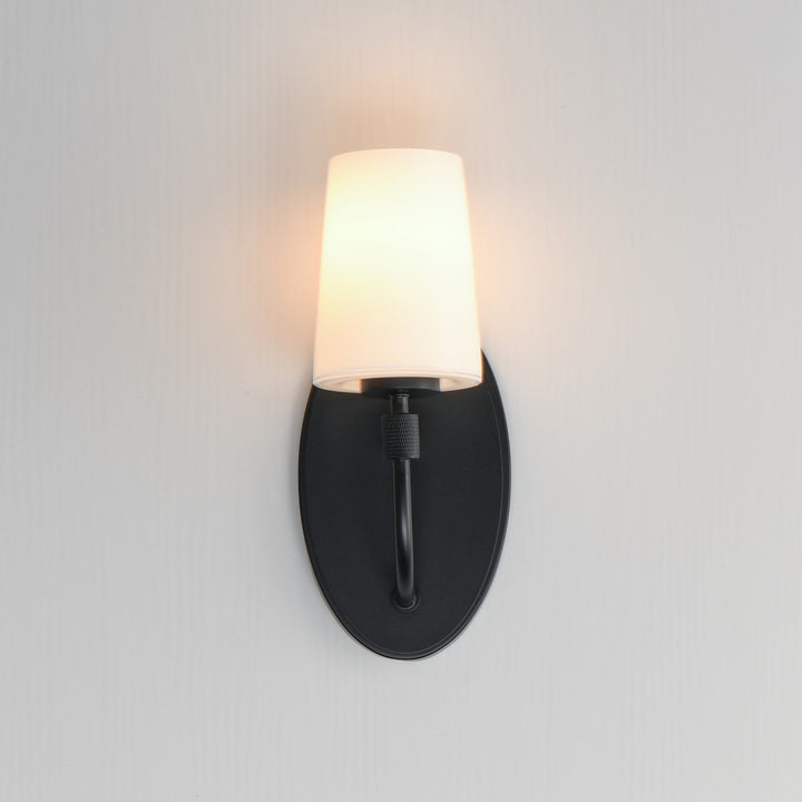 Maxim - 12691WTBK - One Light Wall Sconce - Durham - Black