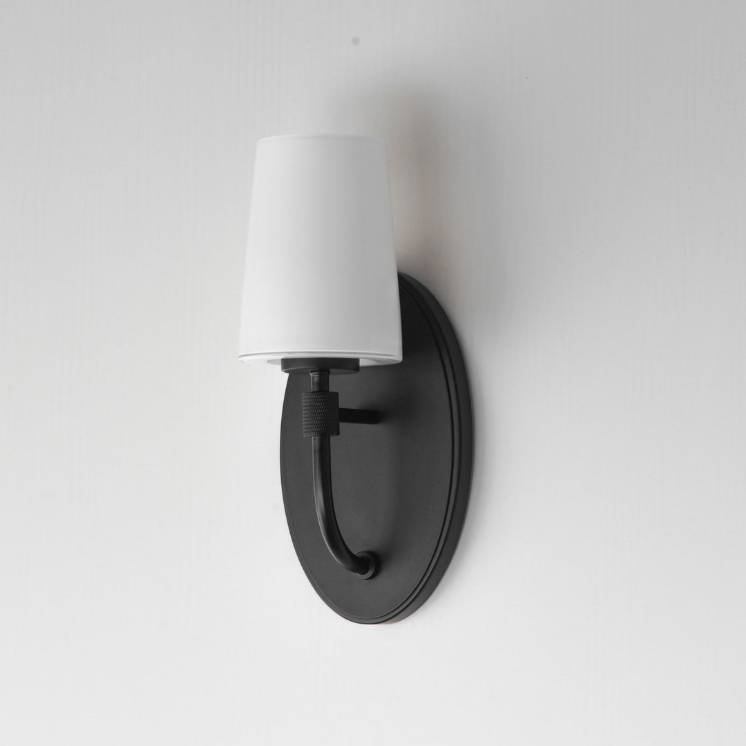 Maxim - 12691WTBK - One Light Wall Sconce - Durham - Black