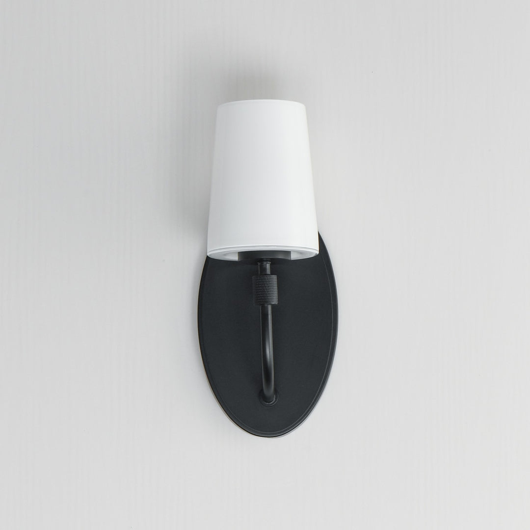Maxim - 12691WTBK - One Light Wall Sconce - Durham - Black