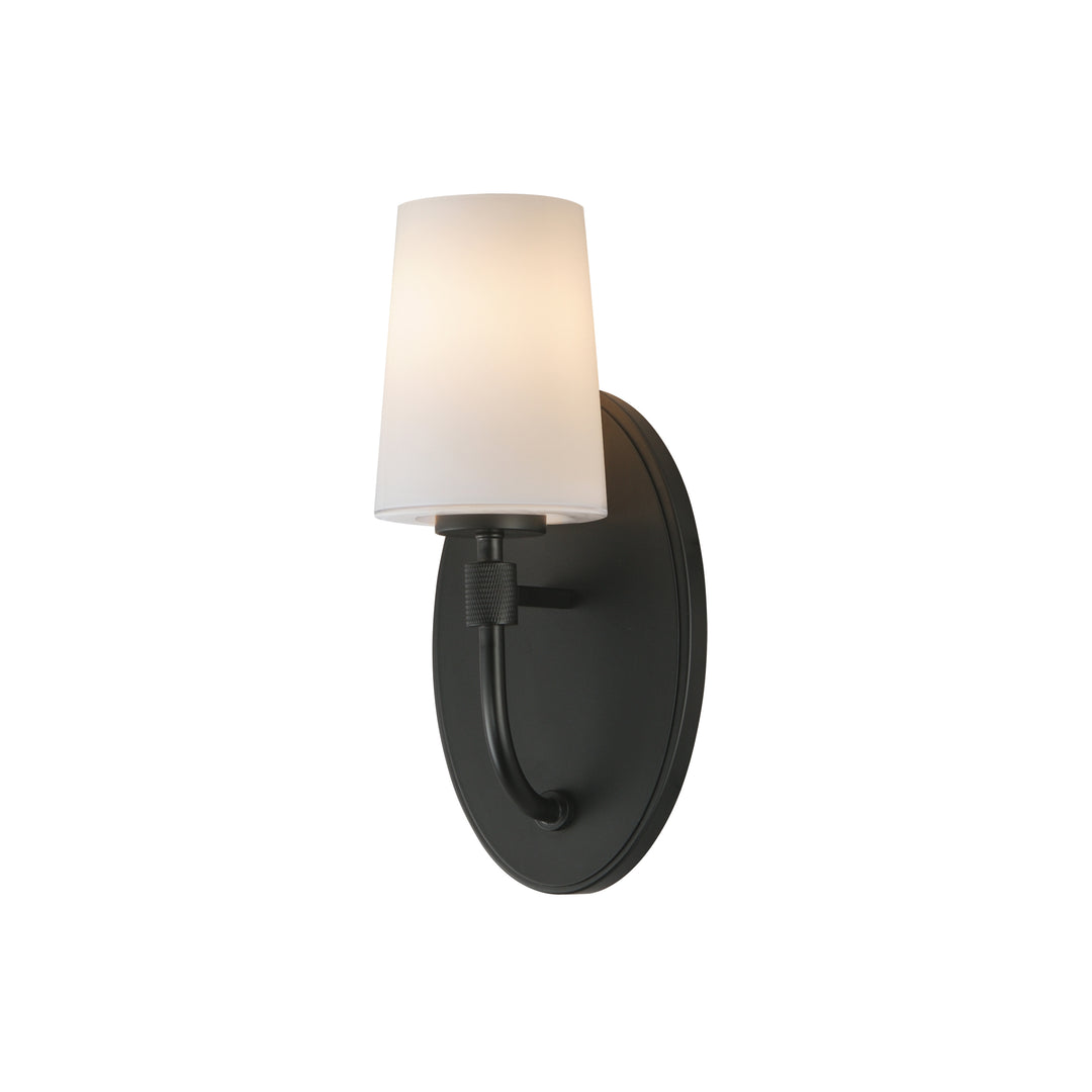 Maxim - 12691WTBK - One Light Wall Sconce - Durham - Black