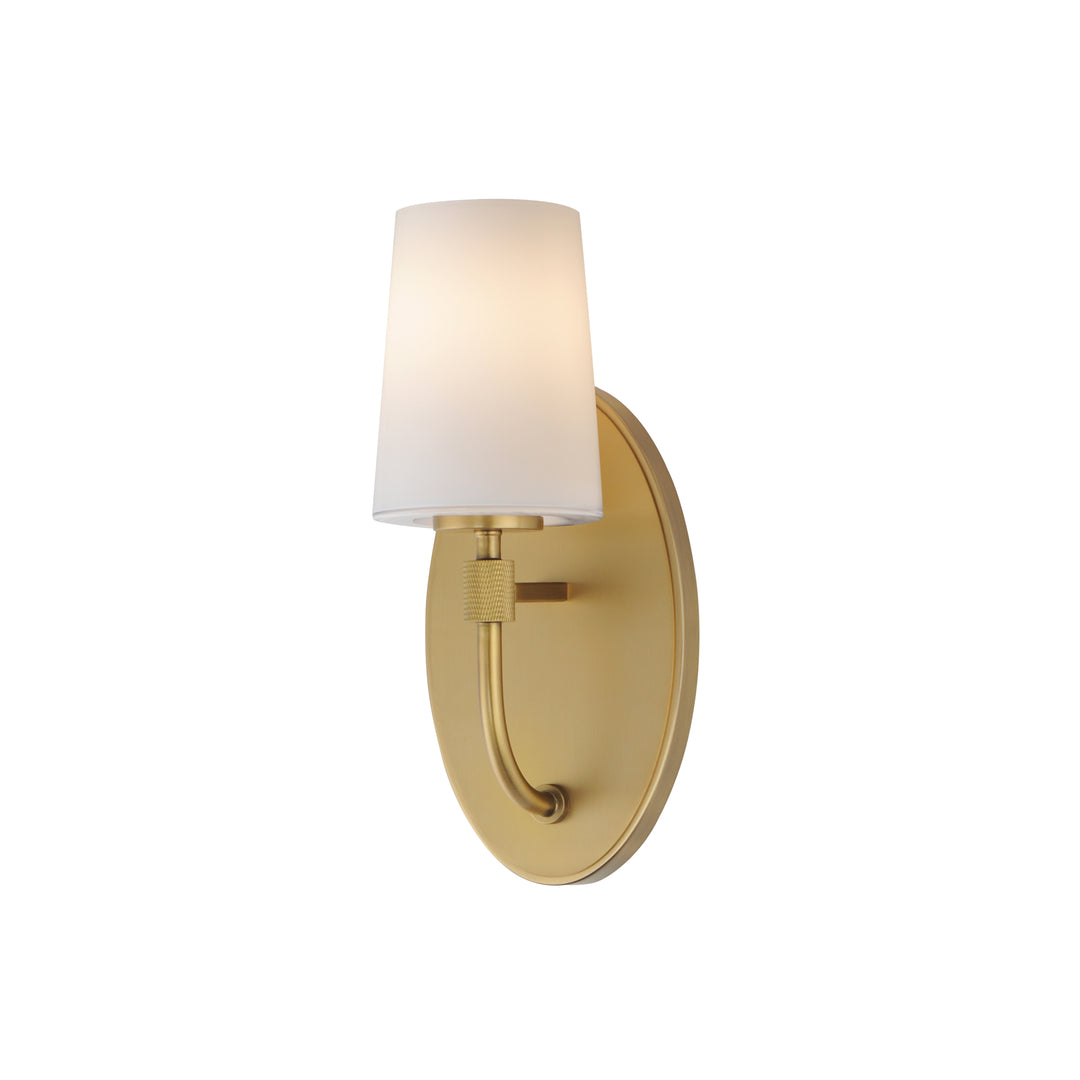 Maxim - 12691WTNAB - One Light Wall Sconce - Durham - Natural Aged Brass