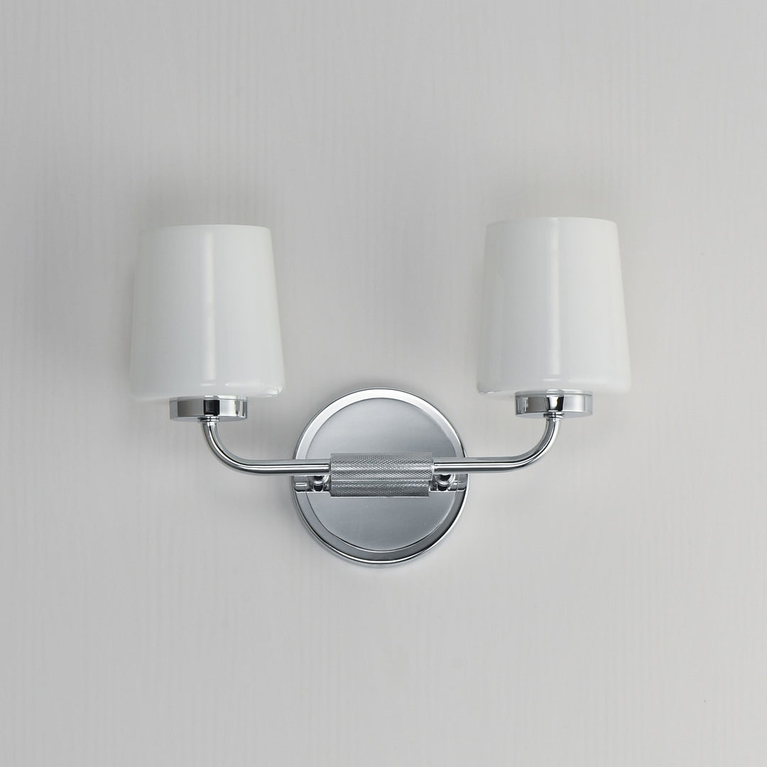 Maxim - 12692WTPC - Two Light Wall Sconce - Durham - Polished Chrome