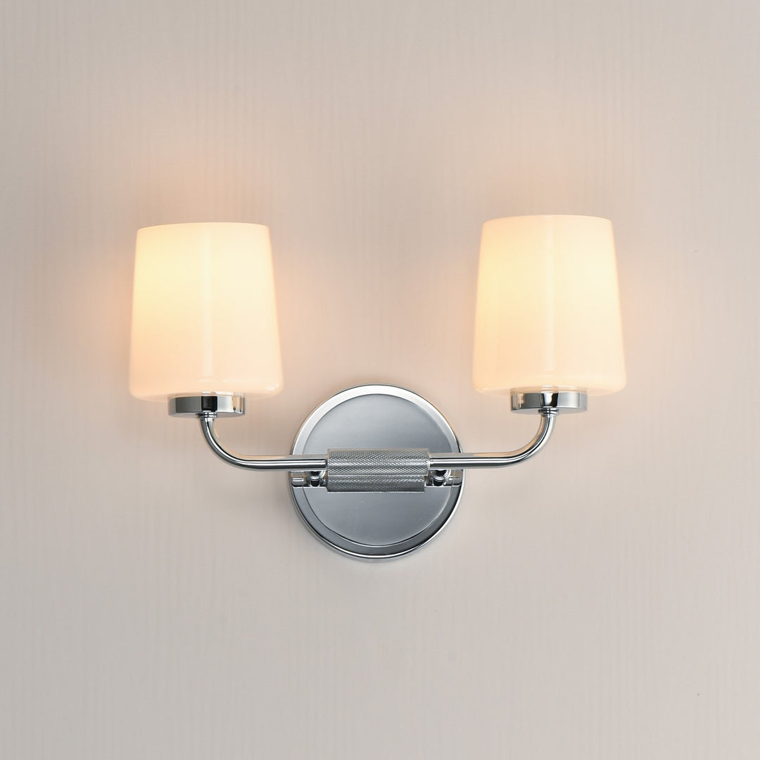 Maxim - 12692WTPC - Two Light Wall Sconce - Durham - Polished Chrome