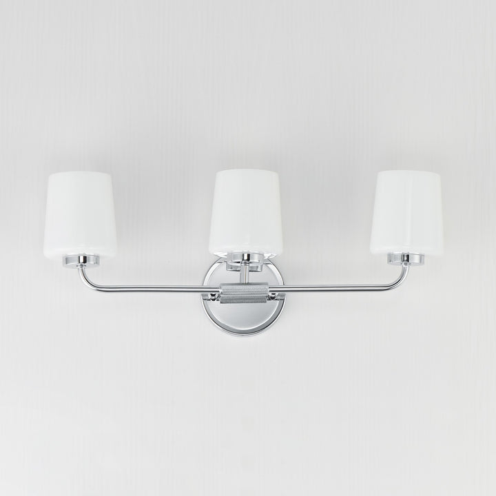 Maxim - 12693WTPC - Three Light Bath Vanity - Durham - Polished Chrome