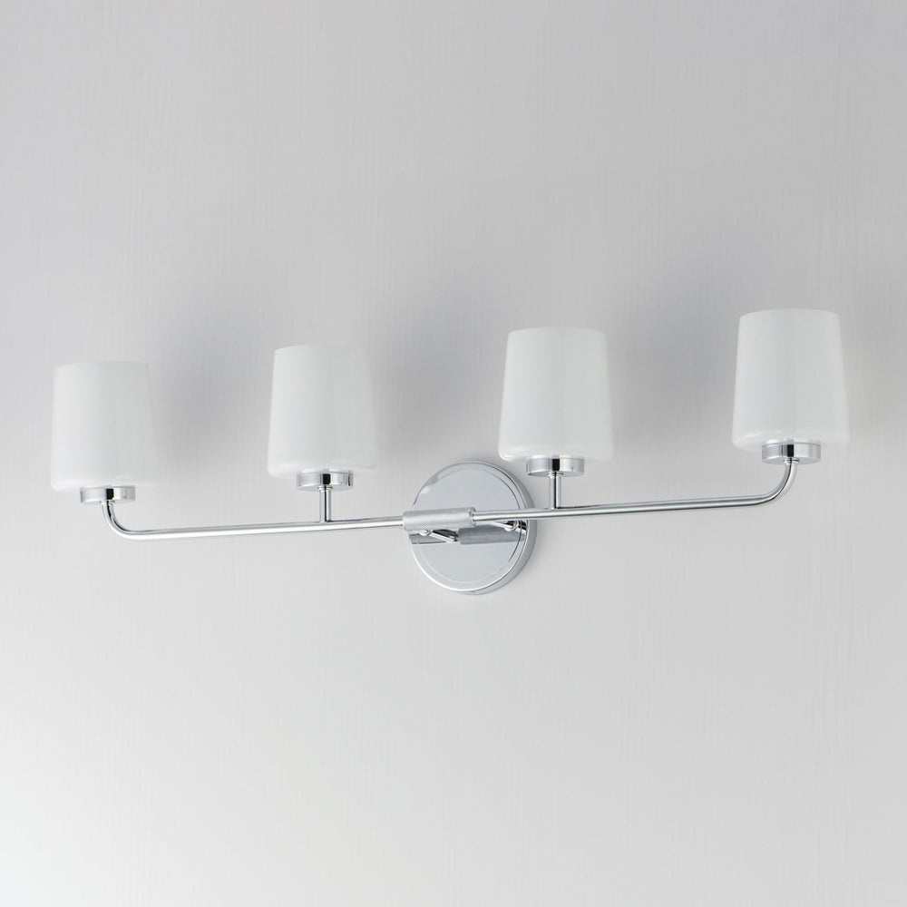 Maxim - 12694WTPC - Four Light Bath Vanity - Durham - Polished Chrome