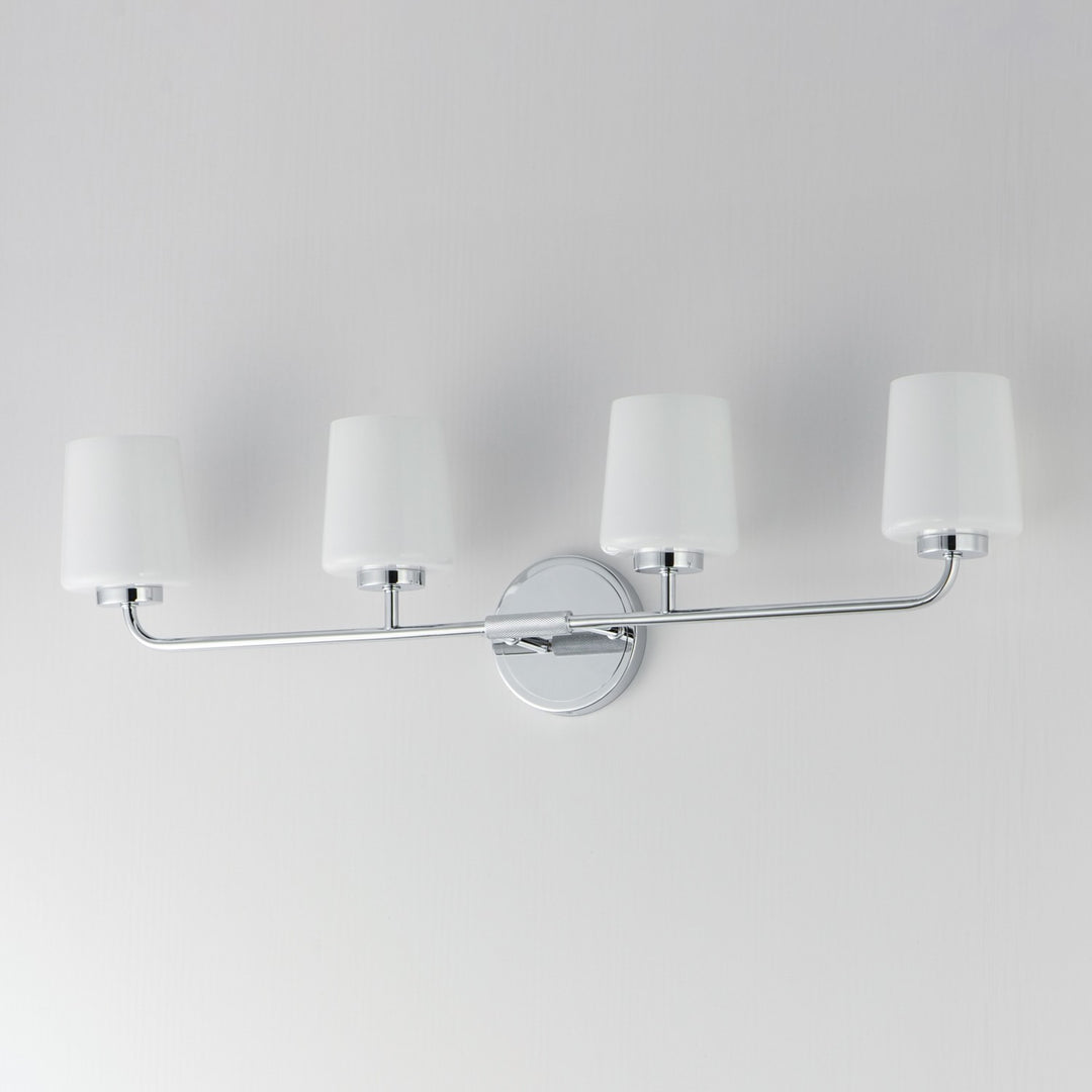 Maxim - 12694WTPC - Four Light Bath Vanity - Durham - Polished Chrome