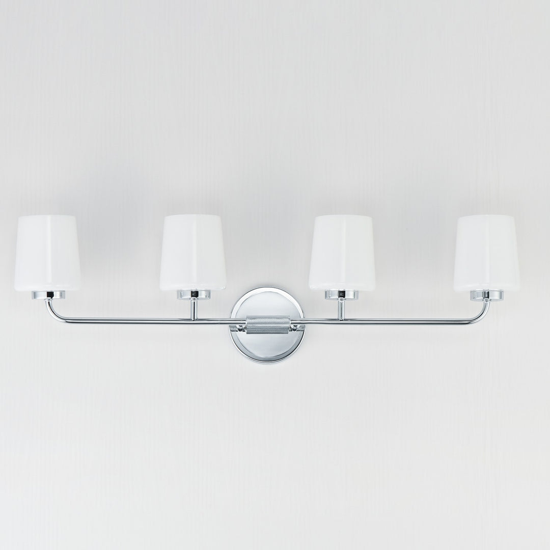 Maxim - 12694WTPC - Four Light Bath Vanity - Durham - Polished Chrome