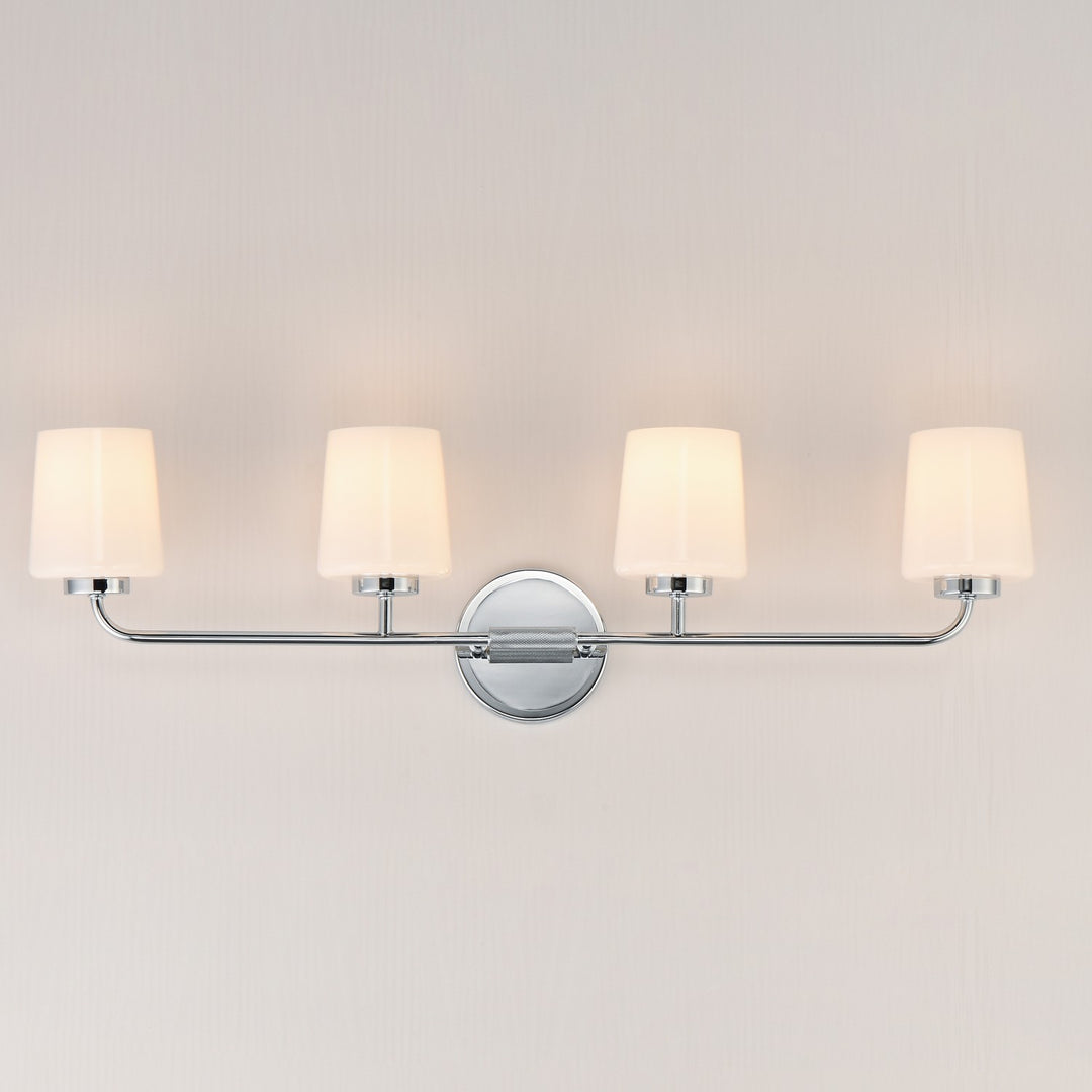 Maxim - 12694WTPC - Four Light Bath Vanity - Durham - Polished Chrome