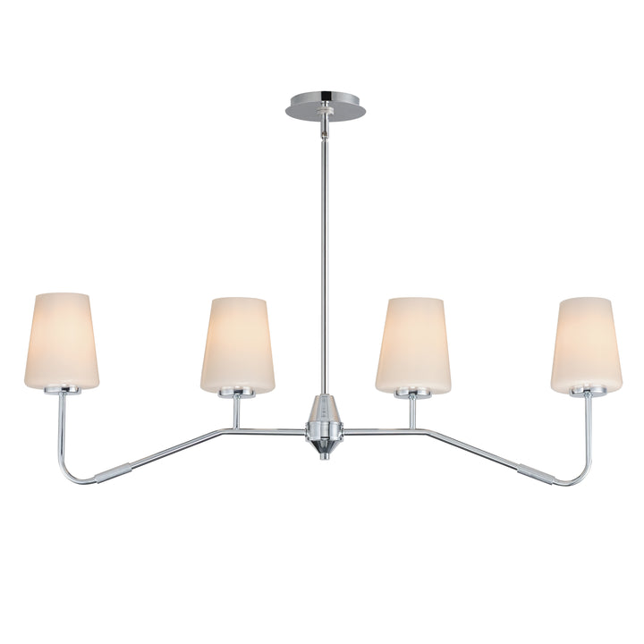 Maxim - 12697WTPC - Four Light Linear Chandelier - Durham - Polished Chrome