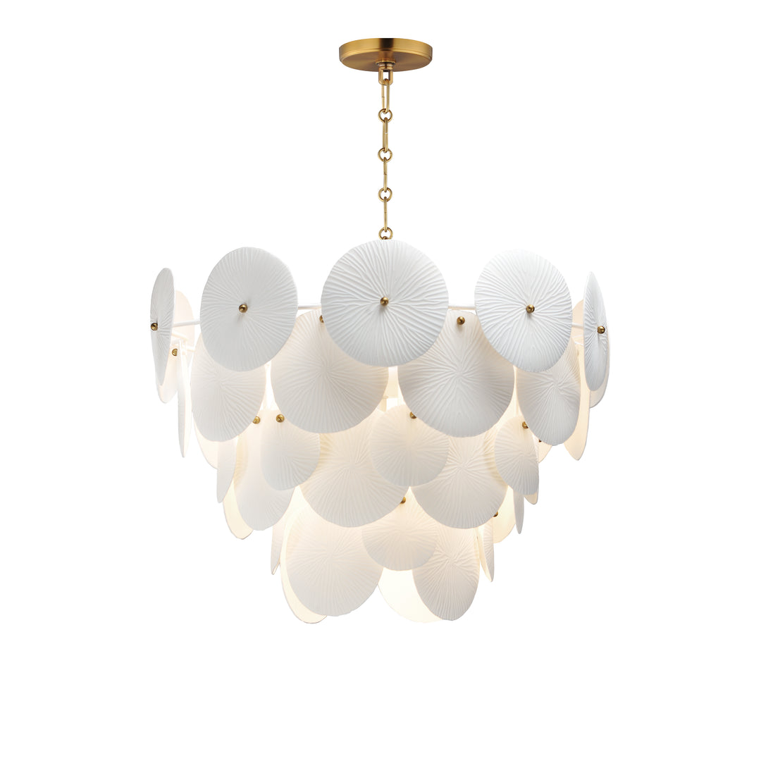 Maxim - 12825WTNAB - Five Light Pendant - Isla - Natural Aged Brass