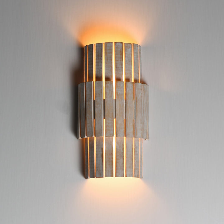 Maxim - 14450WWTEC - Two Light Wall Sconce - Satori - Ecru