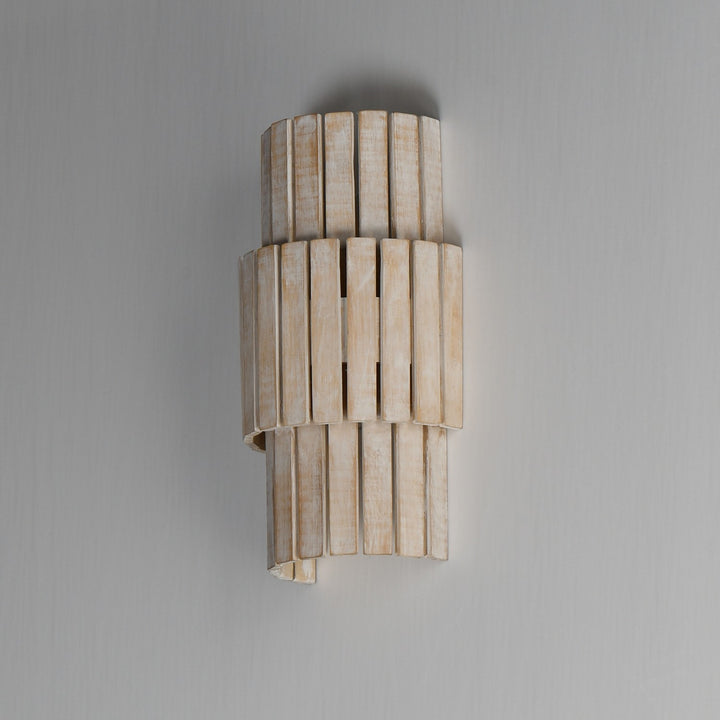 Maxim - 14450WWTEC - Two Light Wall Sconce - Satori - Ecru