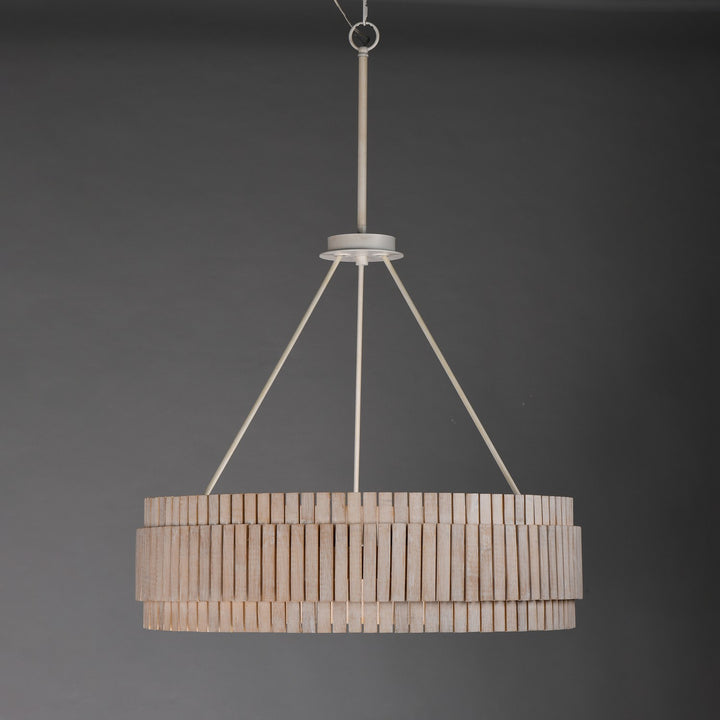 Maxim - 14456WWTEC - Six Light Chandelier - Satori - Ecru