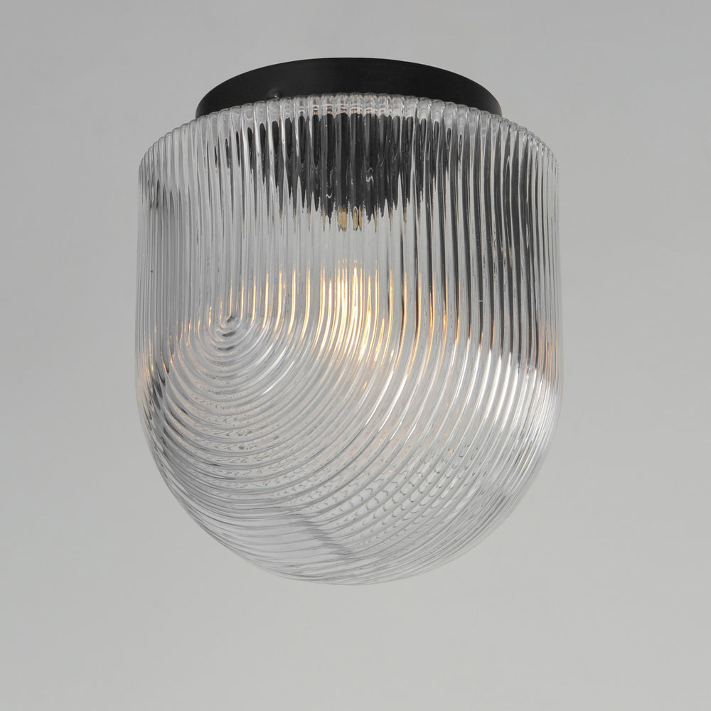Maxim - 15120CRBK - One Light Flush Mount - Dune - Black