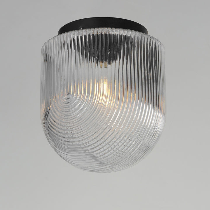 Maxim - 15120CRBK - One Light Flush Mount - Dune - Black