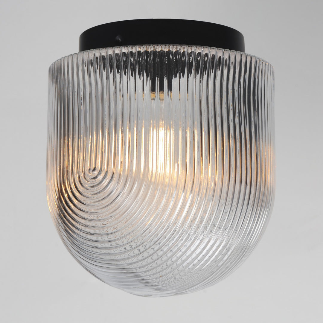 Maxim - 15120CRBK - One Light Flush Mount - Dune - Black