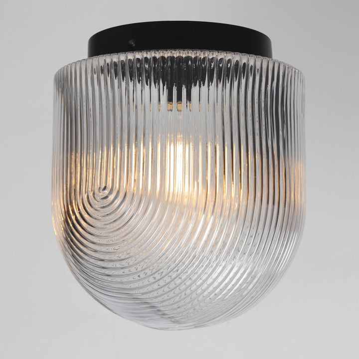 Maxim - 15120CRBK - One Light Flush Mount - Dune - Black