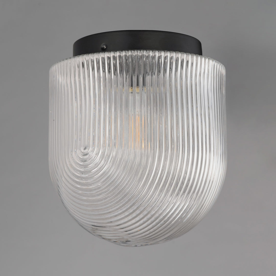 Maxim - 15120CRBK - One Light Flush Mount - Dune - Black