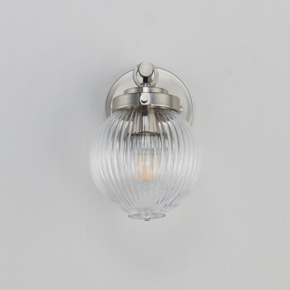 Maxim - 15191CRSN - One Light Wall Sconce - Kasbah - Satin Nickel