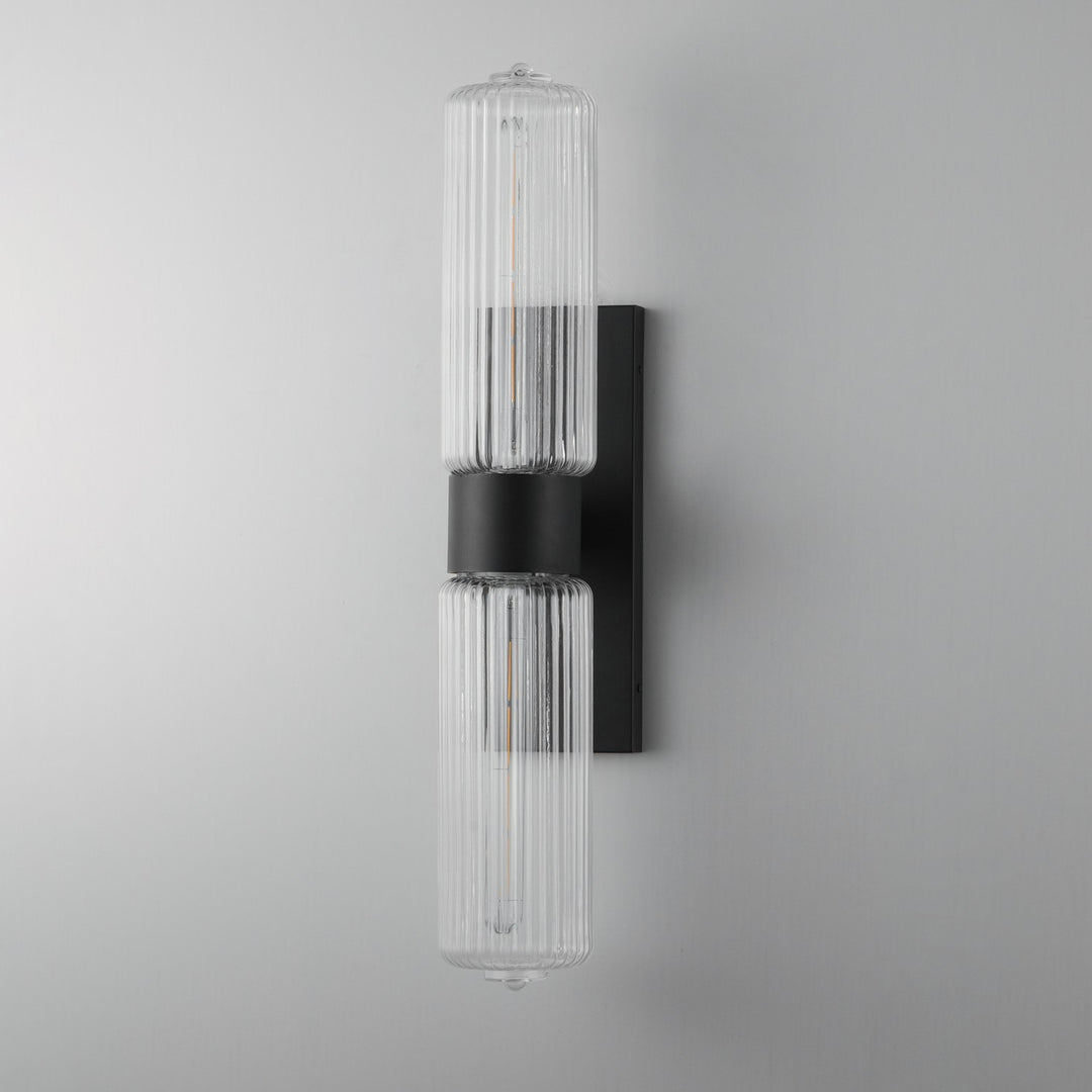 Maxim - 15192CROI - Two Light Wall Sconce - Kasbah - Oil Rubbed Bronze