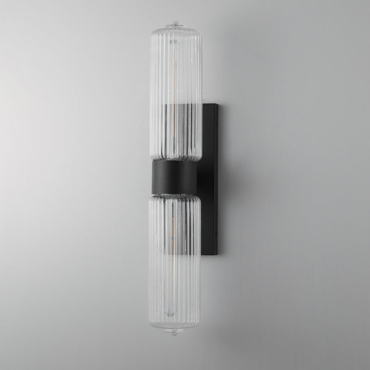 Maxim - 15192CROI - Two Light Wall Sconce - Kasbah - Oil Rubbed Bronze