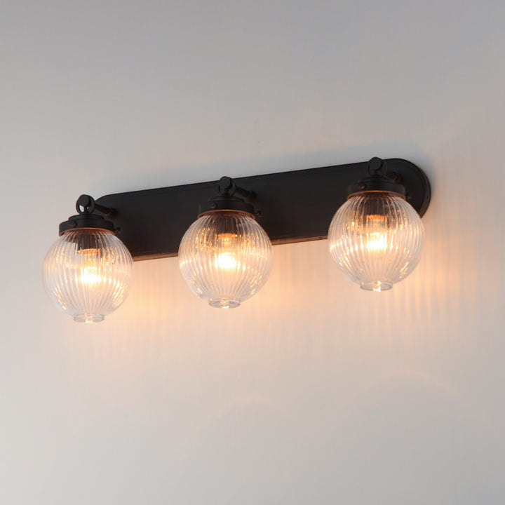 Maxim - 15193CROI - Three Light Bath Vanity - Kasbah - Oil Rubbed Bronze