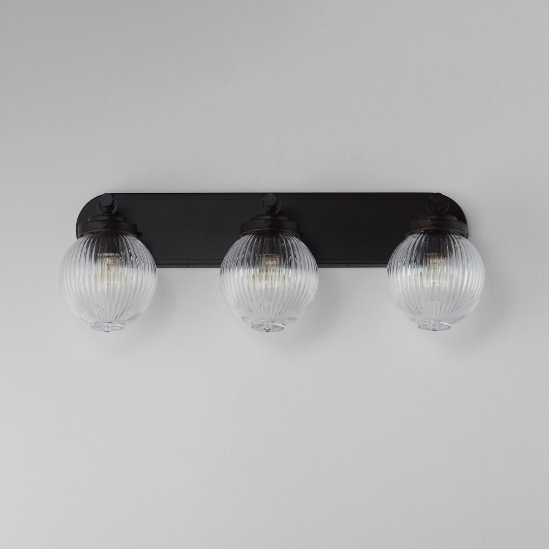 Maxim - 15193CROI - Three Light Bath Vanity - Kasbah - Oil Rubbed Bronze