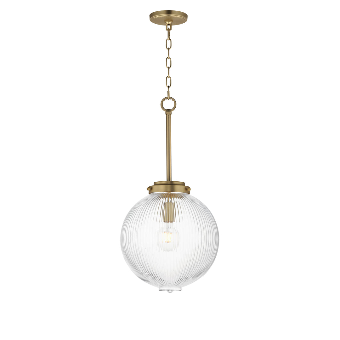 Maxim - 15194CRSBR - One Light Pendant - Kasbah - Satin Brass
